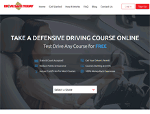 Tablet Screenshot of drivesafetoday.com